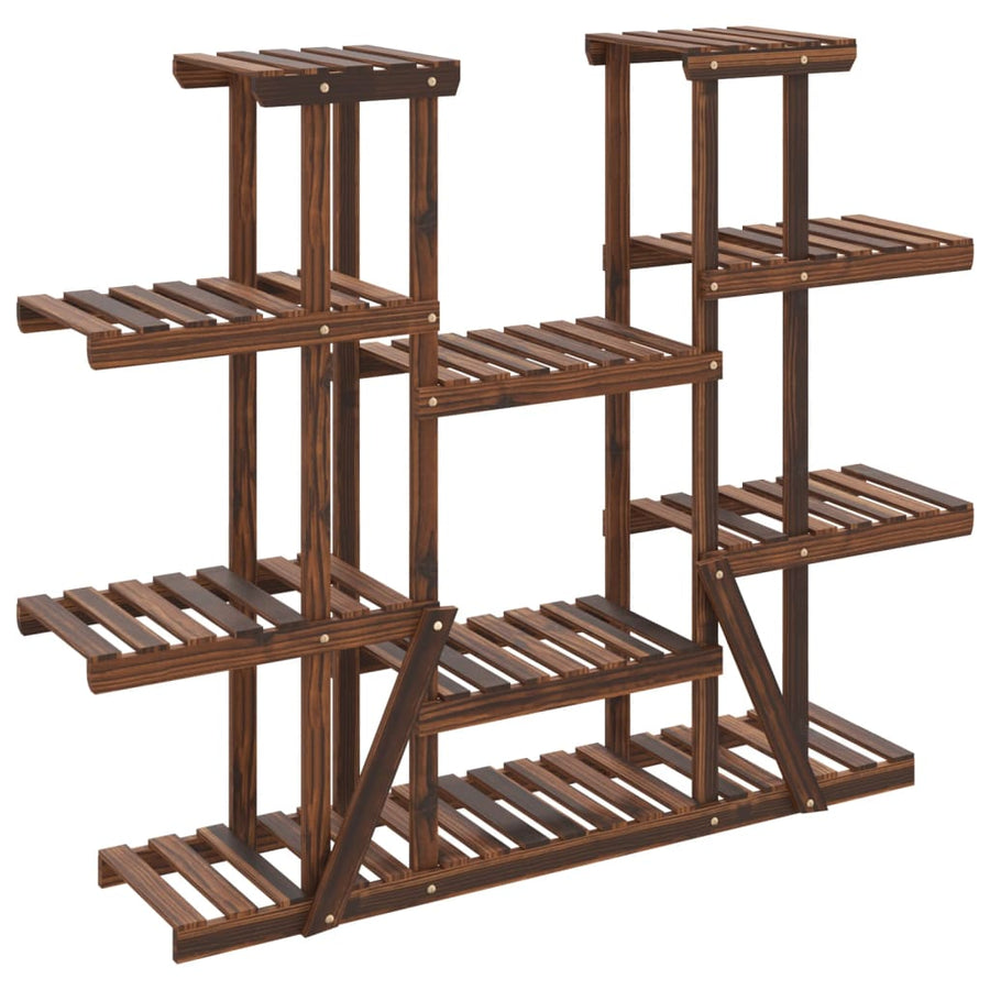 Plantenstandaard 0X25X0,5 Cm Massief Vurenhout Bruin 110 x 25 x 110.5 cm zonder wielen