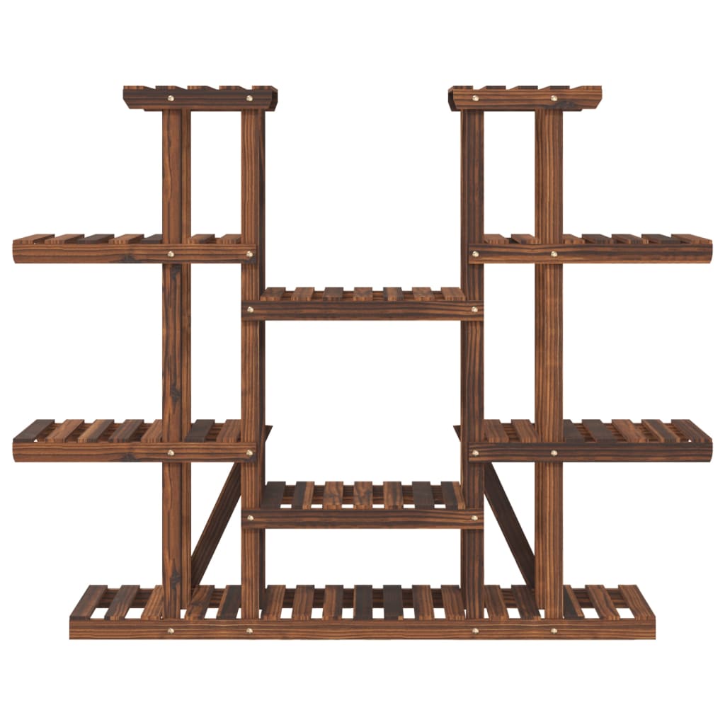 Plantenstandaard 0X25X0,5 Cm Massief Vurenhout Bruin 110 x 25 x 110.5 cm zonder wielen