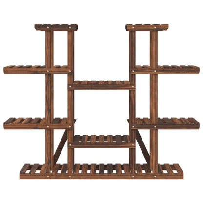 Plantenstandaard 0X25X0,5 Cm Massief Vurenhout Bruin 110 x 25 x 110.5 cm zonder wielen