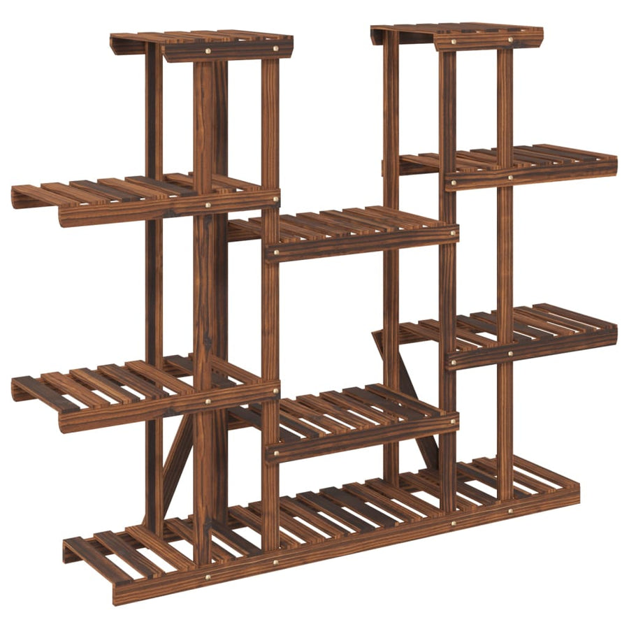 Plantenstandaard 0X25X0,5 Cm Massief Vurenhout Bruin 110 x 25 x 110.5 cm zonder wielen