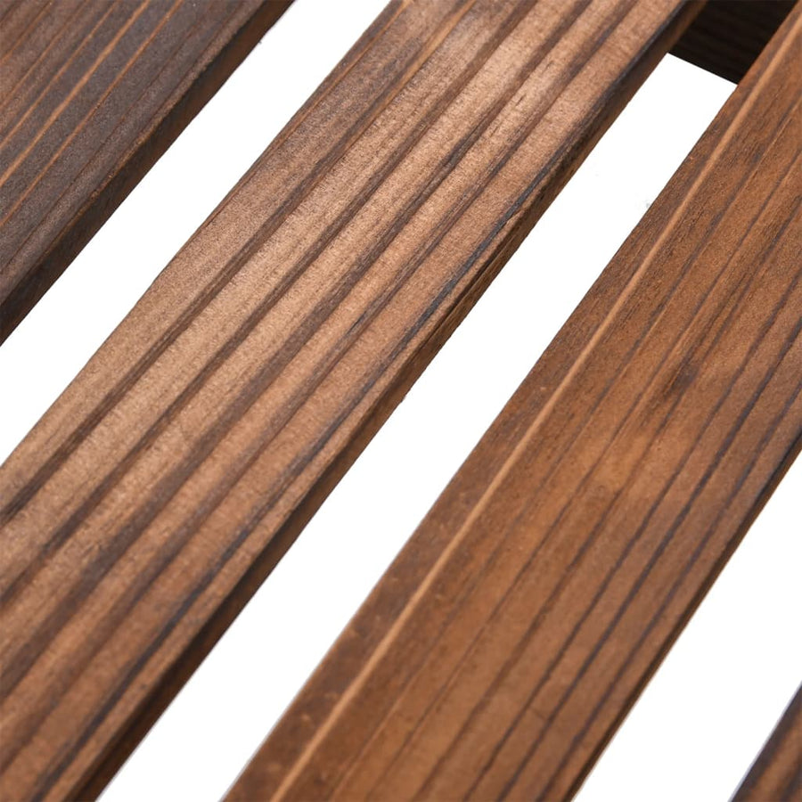 Plantenstandaard 0X25X0,5 Cm Massief Vurenhout Bruin 110 x 25 x 110.5 cm zonder wielen