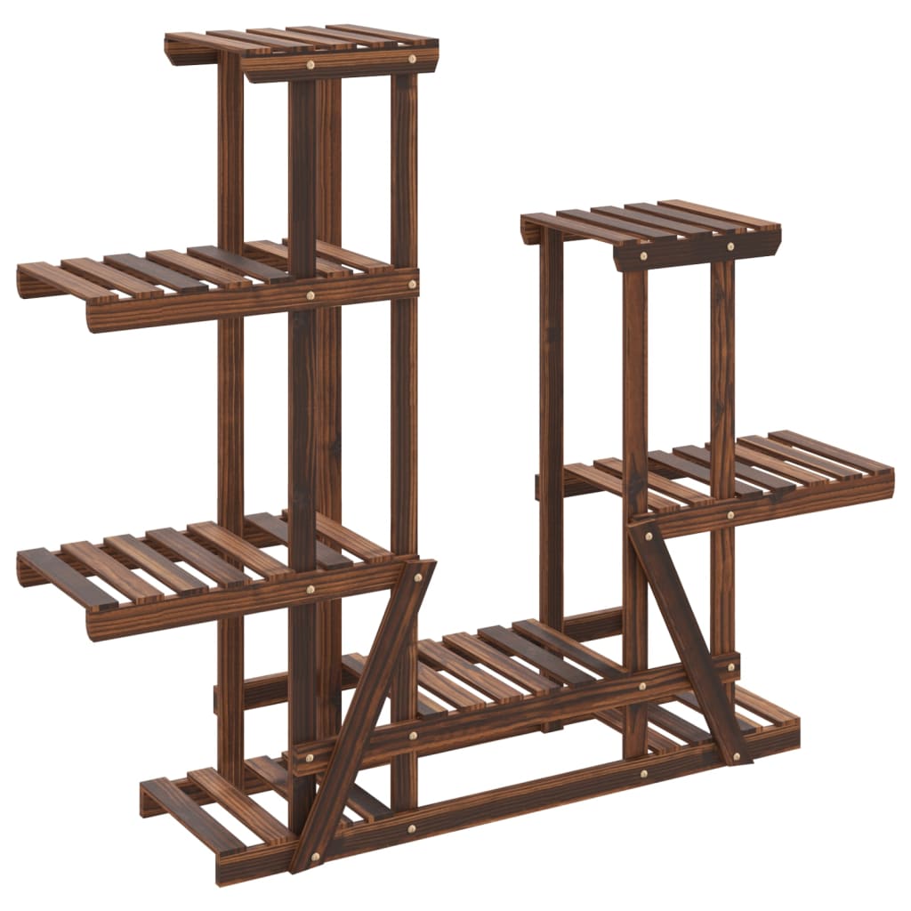 Plantenstandaard Massief Vurenhout Bruin 95 x 25 x 96 cm zonder wielen