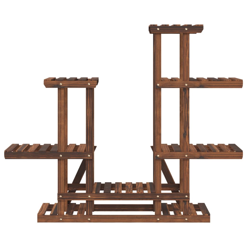 Plantenstandaard Massief Vurenhout Bruin 95 x 25 x 96 cm zonder wielen