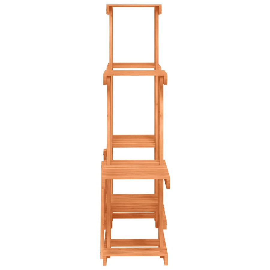 Plantenstandaard Massief Vurenhout Lichtbruin 95 x 25 x 96 cm zonder wielen