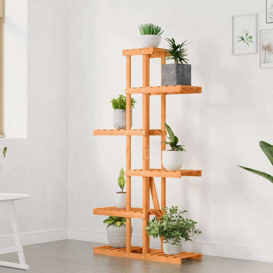 Plantenstandaard 75x25x140,5 cm massief vurenhout