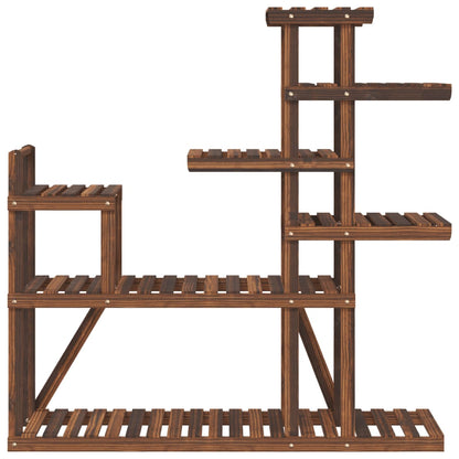 Plantenstandaard Massief Vurenhout Bruin 110 x 25 x 111 cm zonder wielen