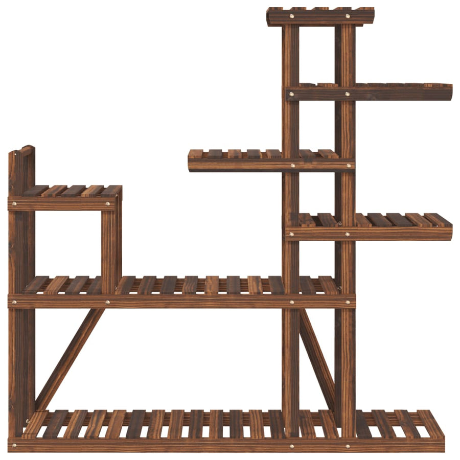 Plantenstandaard Massief Vurenhout Bruin 110 x 25 x 111 cm zonder wielen