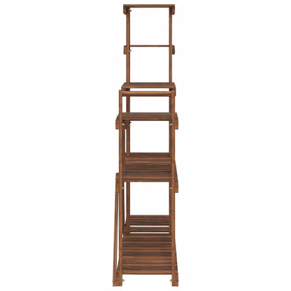 Plantenstandaard Massief Vurenhout Bruin 110 x 25 x 111 cm zonder wielen