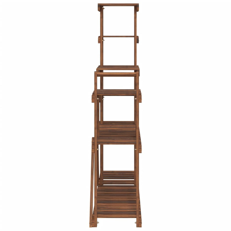 Plantenstandaard Massief Vurenhout Bruin 110 x 25 x 111 cm zonder wielen