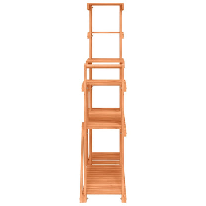 Plantenstandaard Massief Vurenhout Lichtbruin 110 x 25 x 111 cm zonder wielen