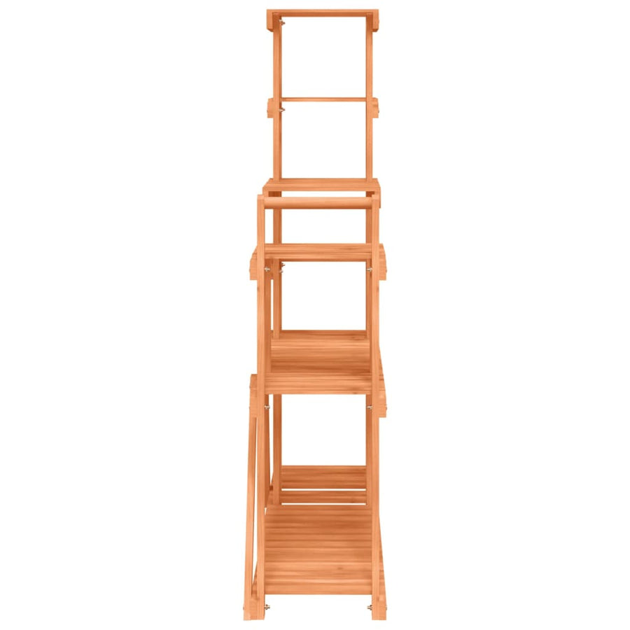 Plantenstandaard Massief Vurenhout Lichtbruin 110 x 25 x 111 cm zonder wielen