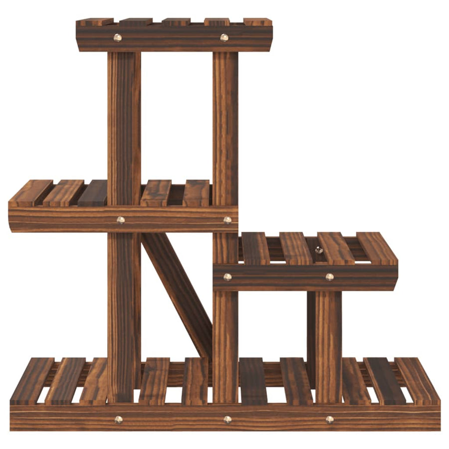 Plantenstandaard Massief Vurenhout Bruin 58 x 25 x 51 cm zonder wielen
