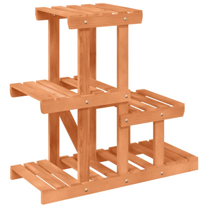 Plantenstandaard Massief Vurenhout Lichtbruin 58 x 25 x 51 cm zonder wielen