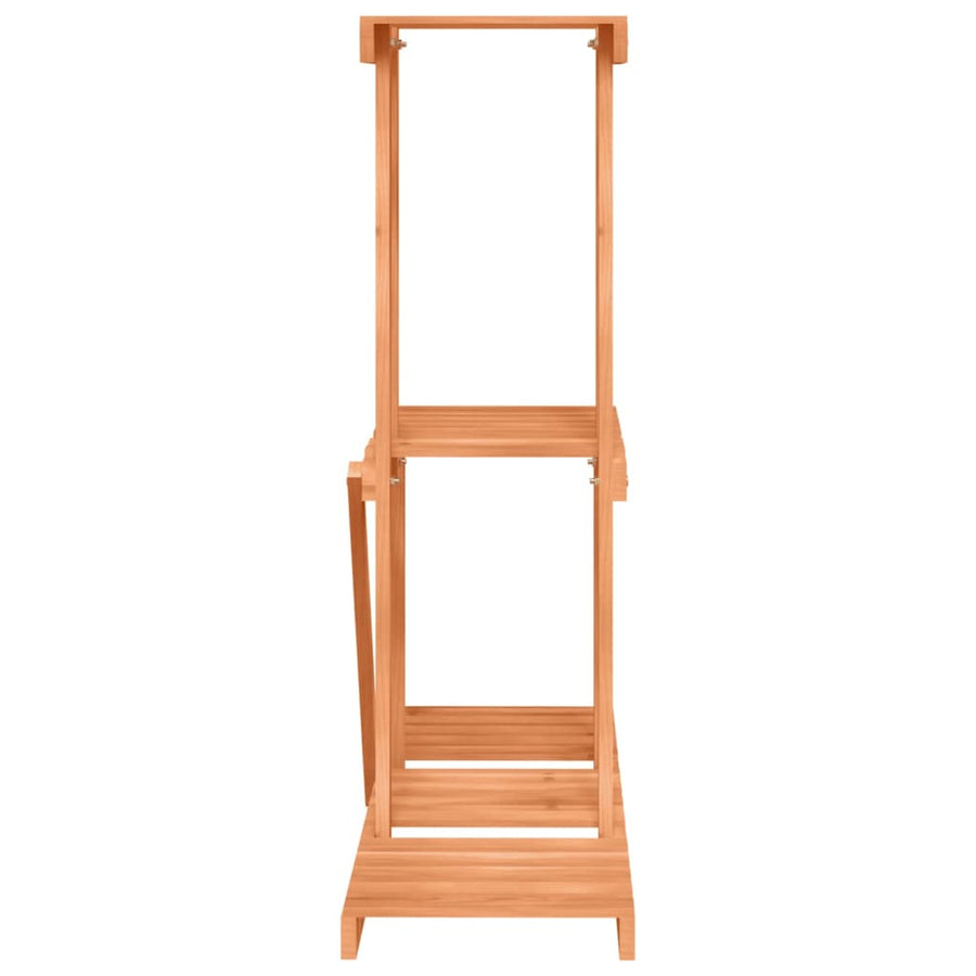 Plantenstandaard 8X25X75,5 Cm Massief Vurenhout Lichtbruin 81 x 25 x 75.5 cm zonder wielen