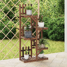Plantenstandaard Massief Vurenhout Bruin 60 x 25 x 130 cm zonder wielen