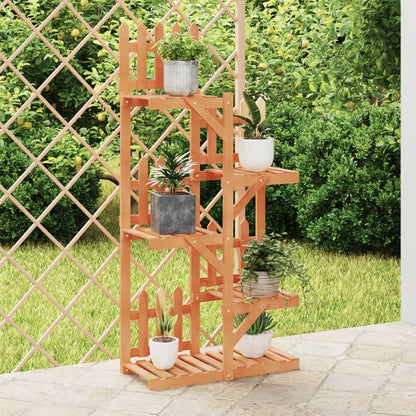 Plantenstandaard Massief Vurenhout Lichtbruin 60 x 25 x 130 cm zonder wielen