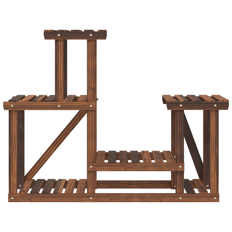 Plantenstandaard 90X25X73,5 Cm Massief Vurenhout Bruin 90 x 25 x 73.5 cm zonder wielen