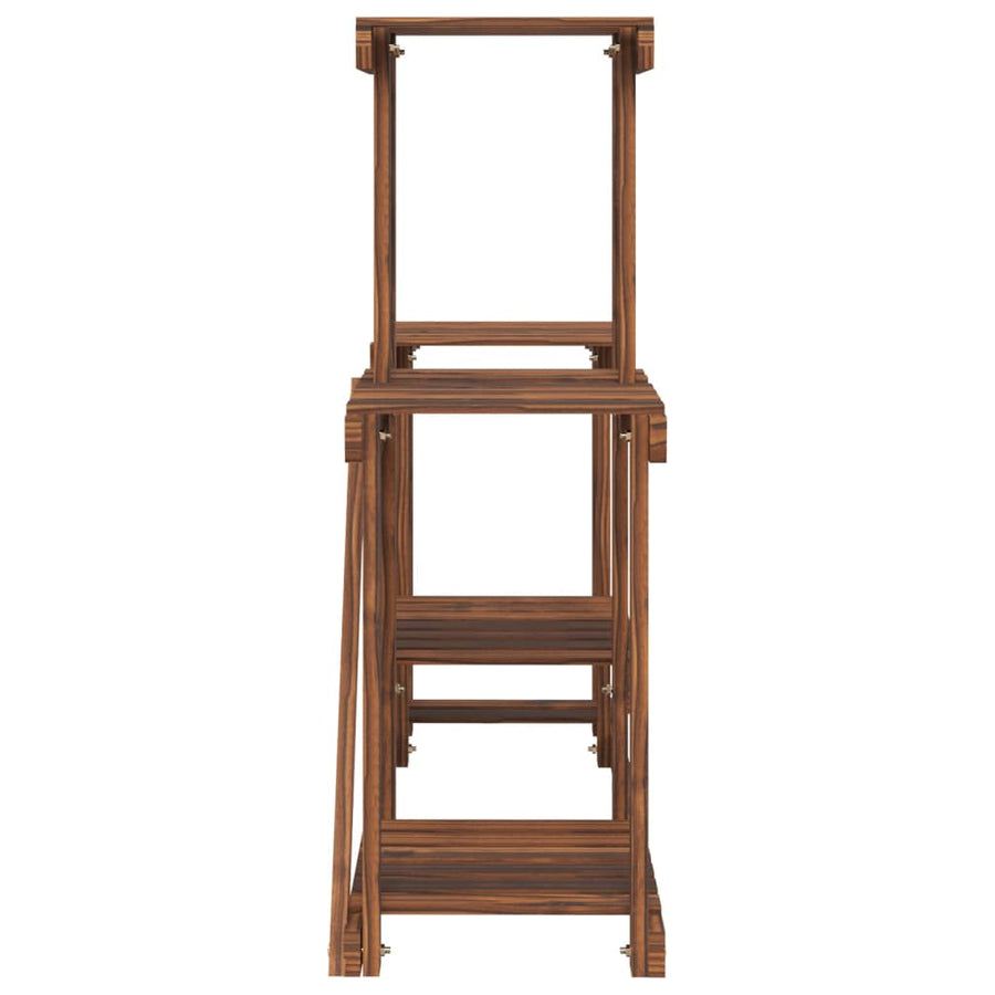 Plantenstandaard 90X25X73,5 Cm Massief Vurenhout Bruin 90 x 25 x 73.5 cm zonder wielen