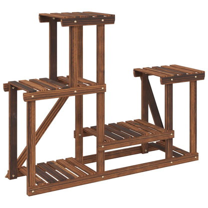 Plantenstandaard 90X25X73,5 Cm Massief Vurenhout Bruin 90 x 25 x 73.5 cm zonder wielen