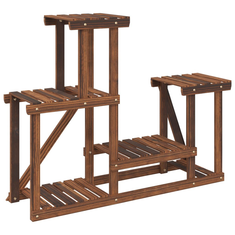 Plantenstandaard 90X25X73,5 Cm Massief Vurenhout Bruin 90 x 25 x 73.5 cm zonder wielen