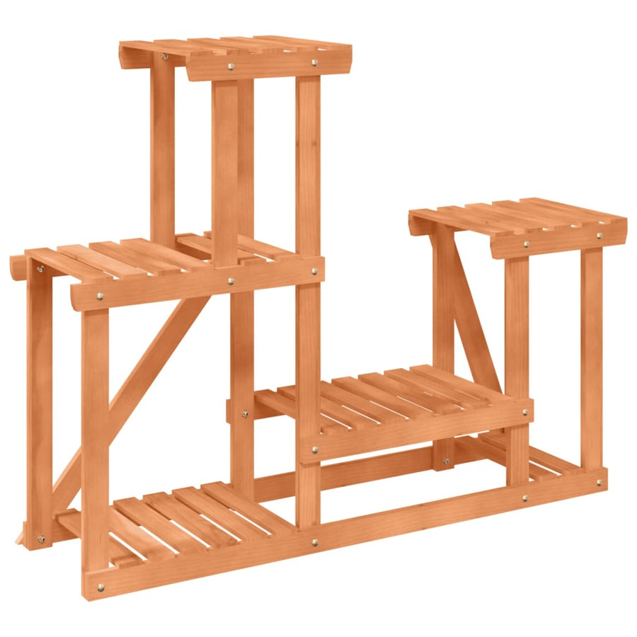 Plantenstandaard 90X25X73,5 Cm Massief Vurenhout Lichtbruin 90 x 25 x 73.5 cm zonder wielen