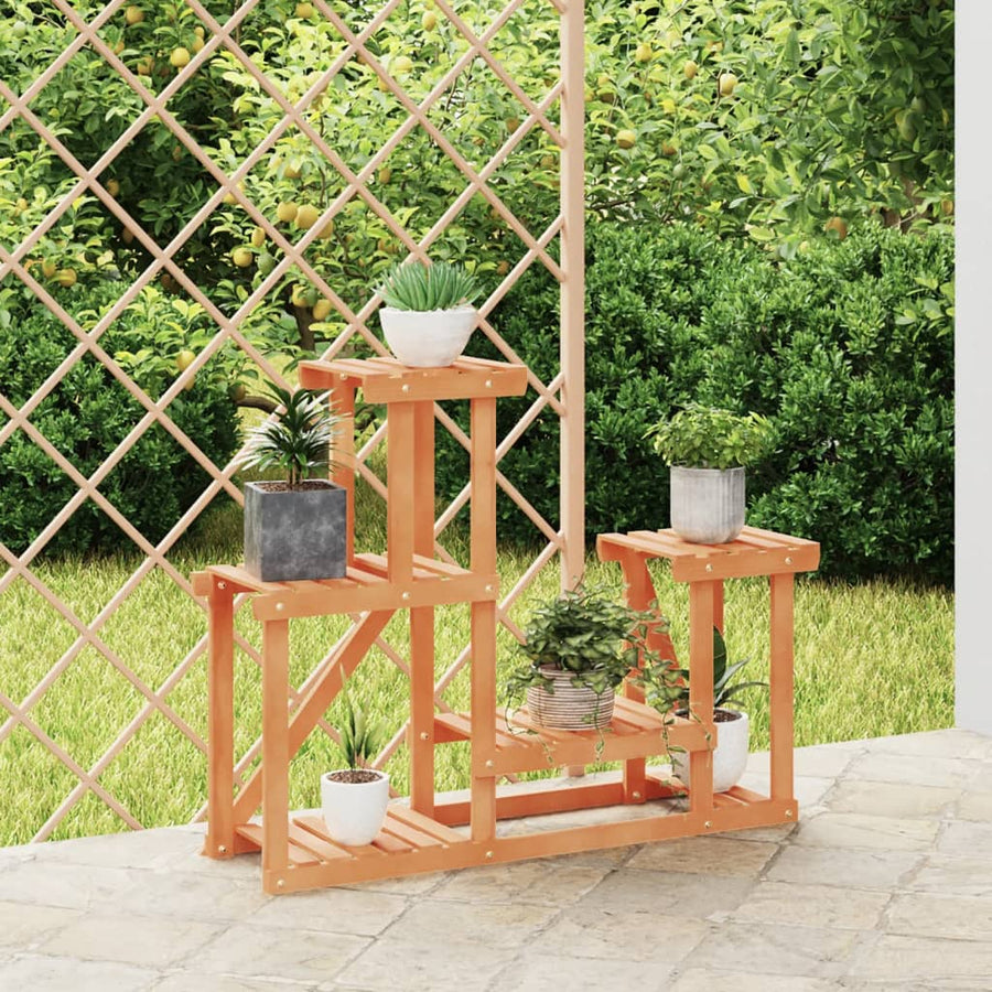 Plantenstandaard 90X25X73,5 Cm Massief Vurenhout Lichtbruin 90 x 25 x 73.5 cm zonder wielen