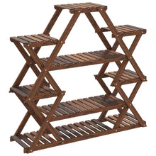 Plantenstandaard Massief Vurenhout Bruin 110 x 25 x 105 cm zonder wielen