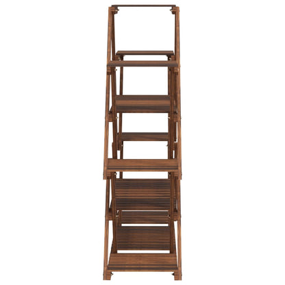 Plantenstandaard Massief Vurenhout Bruin 110 x 25 x 105 cm zonder wielen