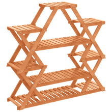 Plantenstandaard Massief Vurenhout Lichtbruin 110 x 25 x 105 cm zonder wielen