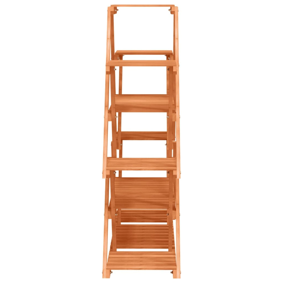 Plantenstandaard Massief Vurenhout Lichtbruin 110 x 25 x 105 cm zonder wielen