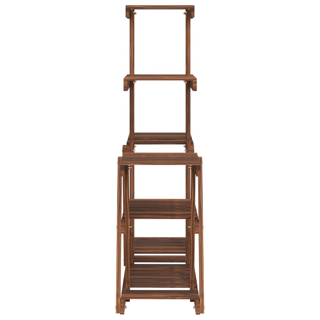 Plantenstandaard 95X25X96 Cm Massief Vurenhout Bruin 25 x 95 x 96 cm zonder wielen