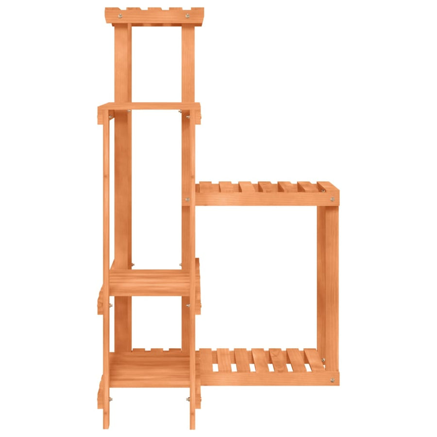 Plantenstandaard 62,5X6,5X0,5 Cm Massief Vurenhout Lichtbruin 62.5 x 61.5 x 101.5 cm zonder wielen