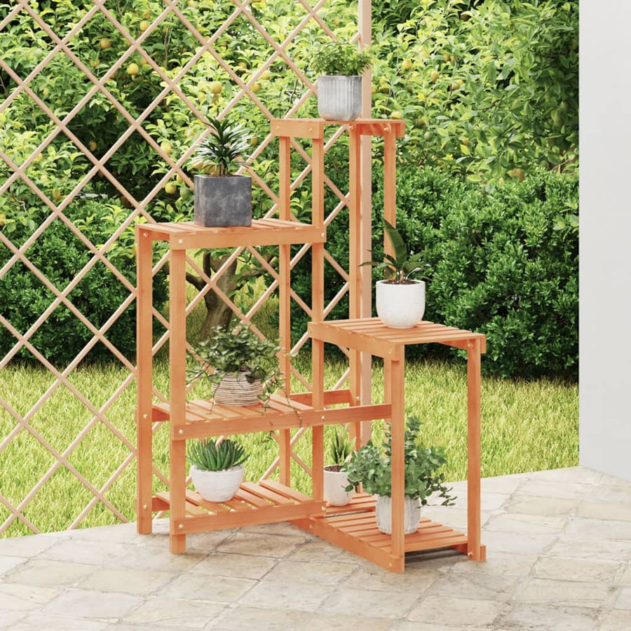 Plantenstandaard 62,5X6,5X0,5 Cm Massief Vurenhout Lichtbruin 62.5 x 61.5 x 101.5 cm zonder wielen