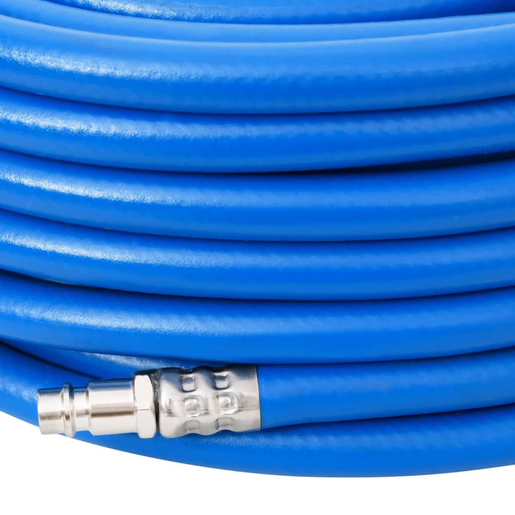 Luchtslang 0,7'' 5 m PVC blauw 0.7 5 m met accessoires
