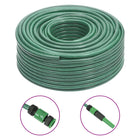 Tuinslang Met Koppelingsset 0,6'' 100 M Pvc Groen 100 m (0.5) met accessoires