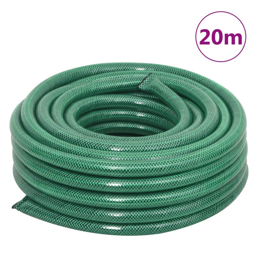 Tuinslang Met Koppelingsset 0,75'' 20 M Pvc Groen 1 20 m (0.75)