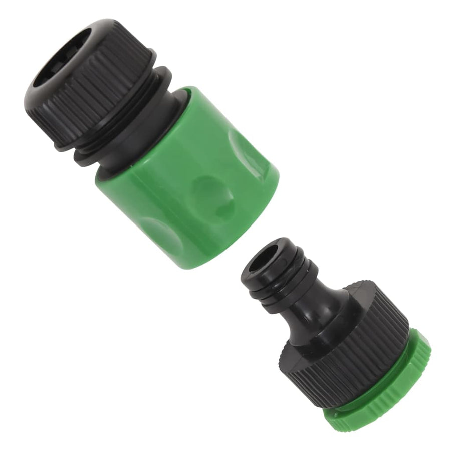 Tuinslang Met Koppelingsset 0,75'' 20 M Pvc Groen 1 20 m (0.75)