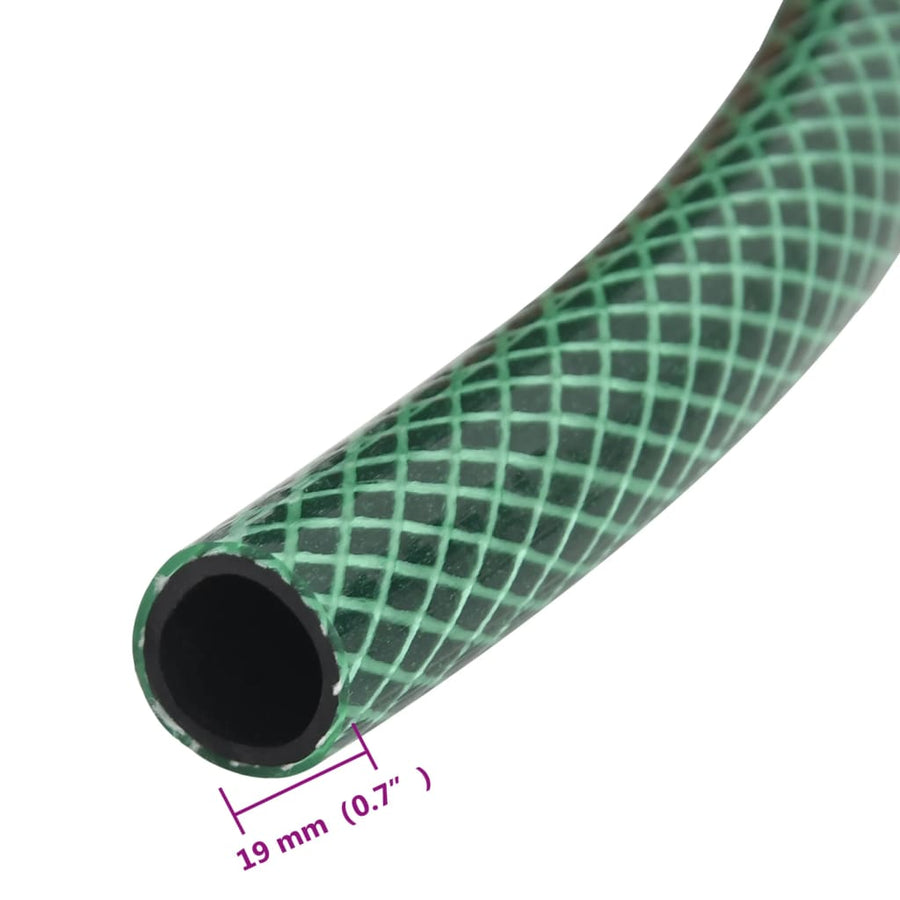 Tuinslang Met Koppelingsset 0,9'' 50 M Pvc Groen 50 m (0.7) met accessoires