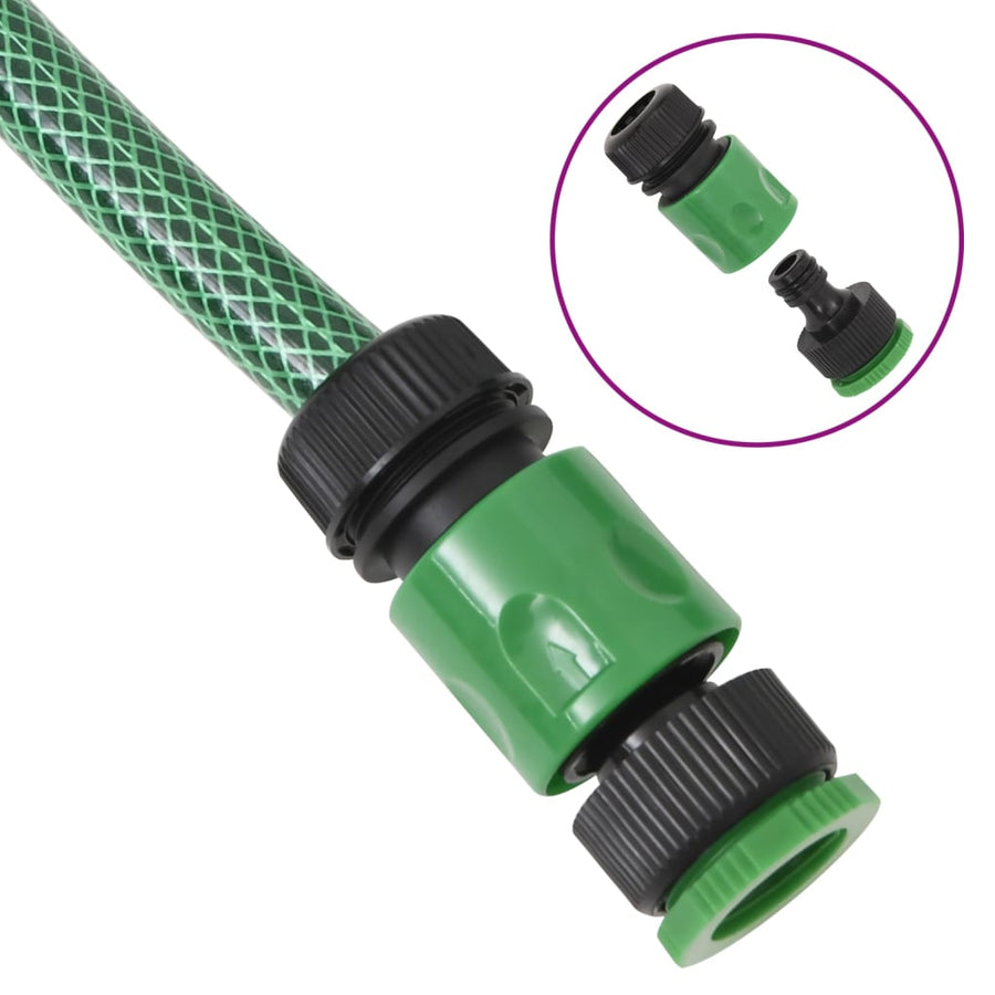 Tuinslang Met Koppelingsset 0,9'' 50 M Pvc Groen 50 m (0.7) met accessoires