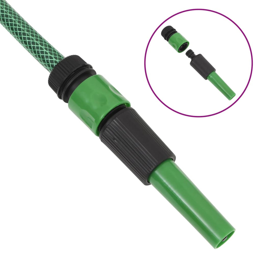 Tuinslang Met Koppelingsset 0,9'' 50 M Pvc Groen 50 m (0.7) met accessoires