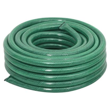 Tuinslang met koppelingsset 0,9'' 100 m PVC groen