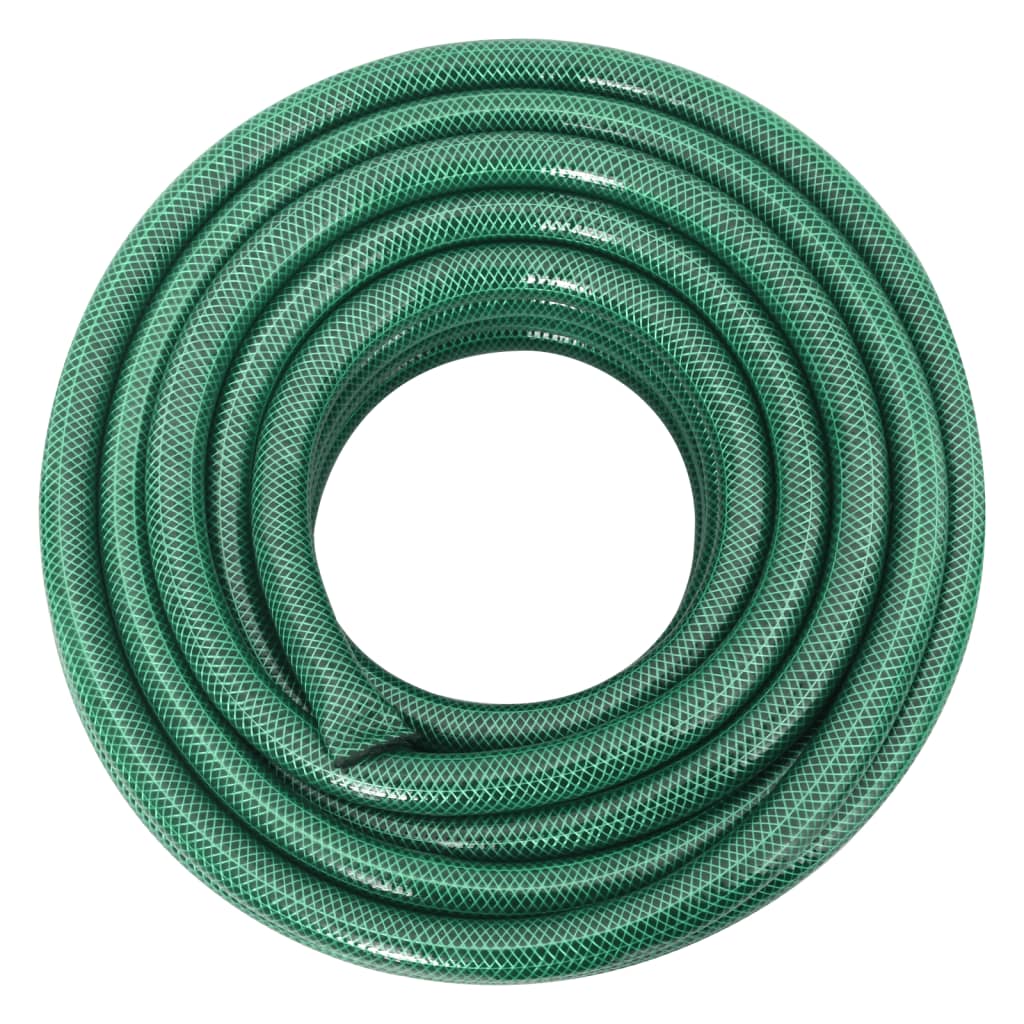 Tuinslang met koppelingsset 0,9'' 100 m PVC groen