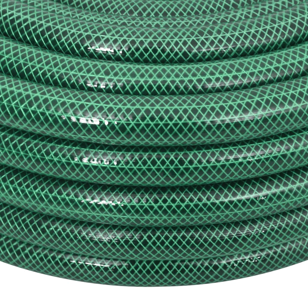 Tuinslang met koppelingsset 0,9'' 100 m PVC groen