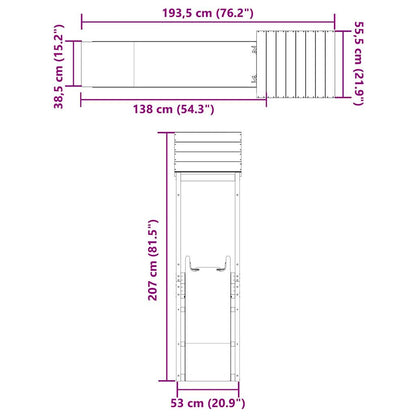 Speelhuis Massief grenenhout