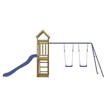 Speelhuis Geïmpregneerd Grenenhout Massief geïmpregneerd grenenhout