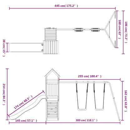 Speelhuis Massief douglashout