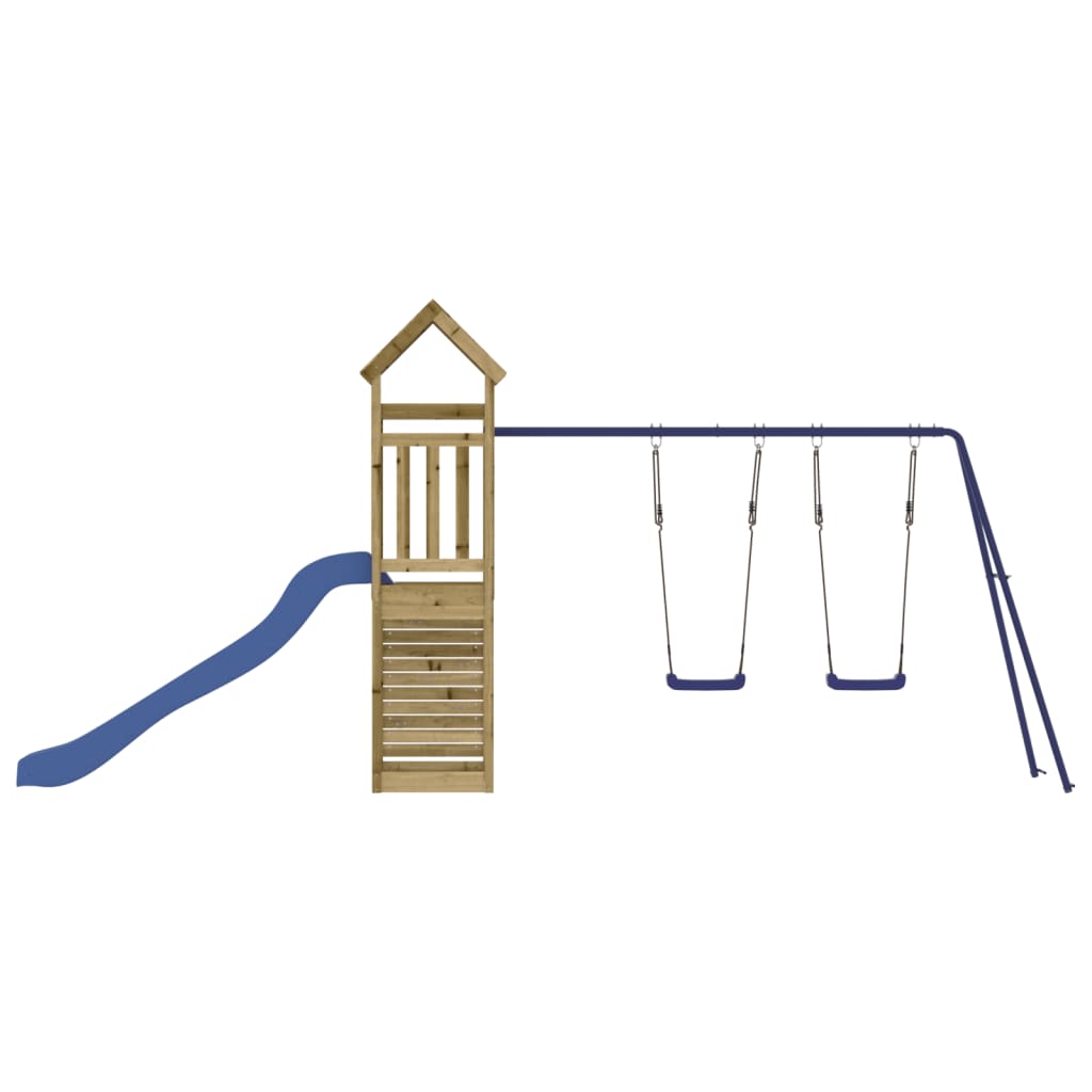 Speelhuis Geïmpregneerd Grenenhout Massief geïmpregneerd grenenhout