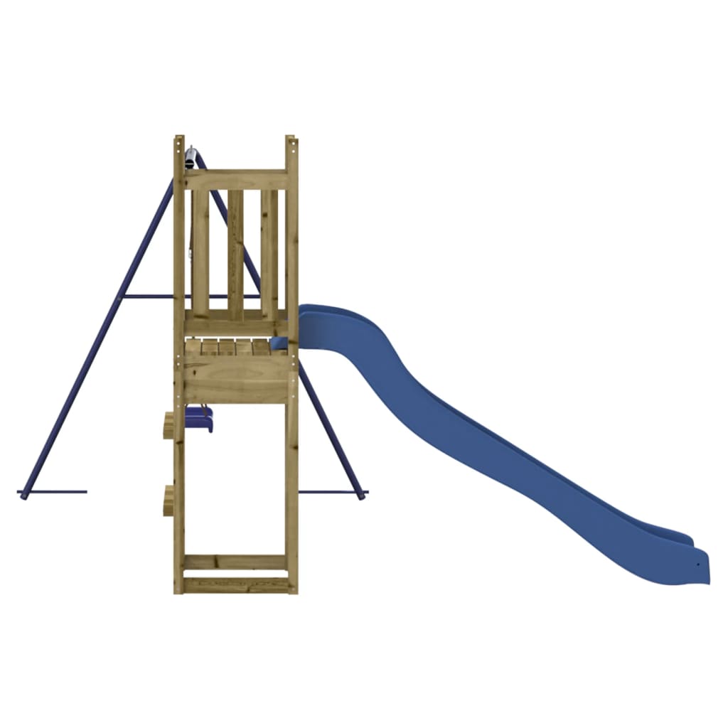 Speelhuis Geïmpregneerd Grenenhout Massief geïmpregneerd grenenhout