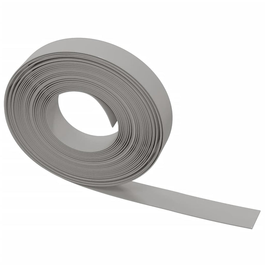 Tuinranden 3 st 10 m 10 cm polyetheen grijs 30 x 0.1 m Grijs