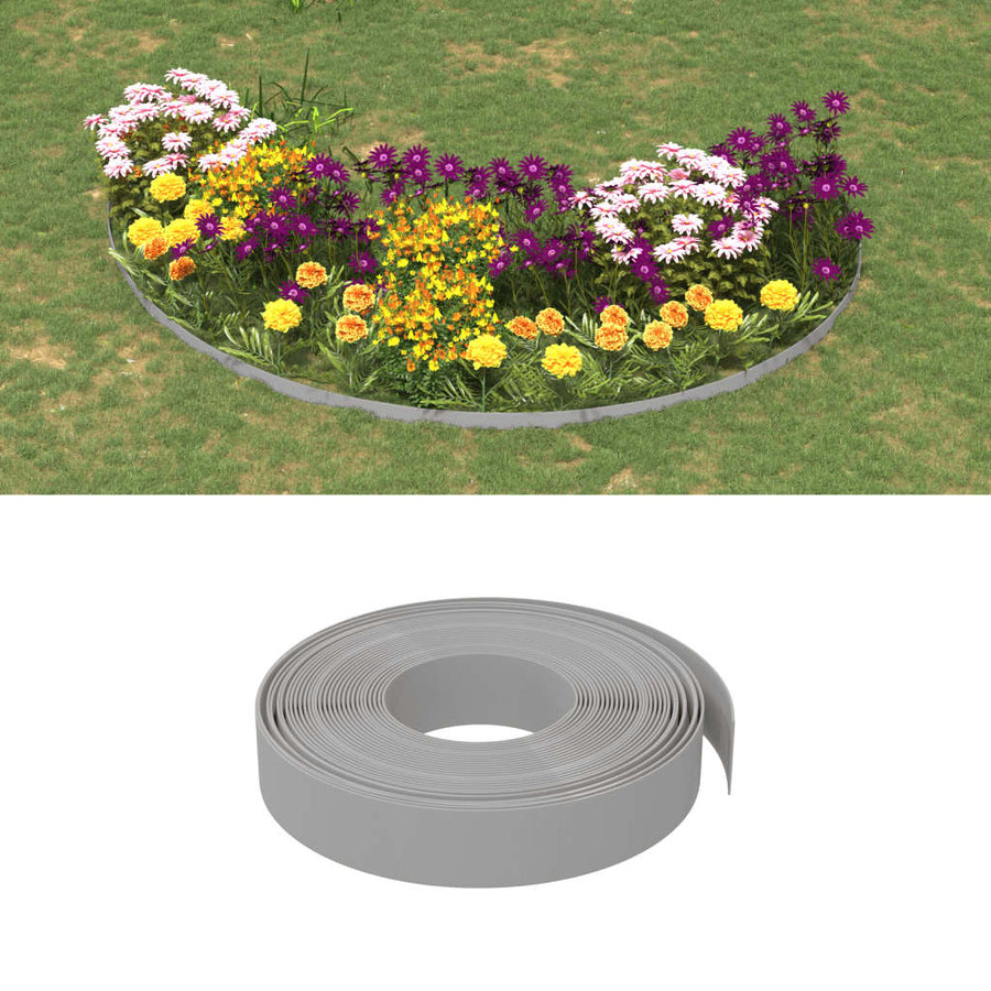 Tuinranden 3 St 10 M 20 Cm Polyetheen Bruin